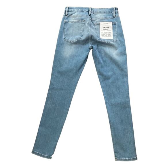 Frame Le One Skinny Caspio Wash Jeans Size 2 (28x28) - Picture 3 of 10